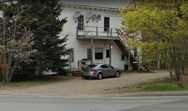 View of Deck, front door and parking space. - 16 Obrien Ave Unit 1
