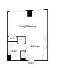 Serenity - S11 - 1 Beds - 1 Baths - 524 Sq. ft.