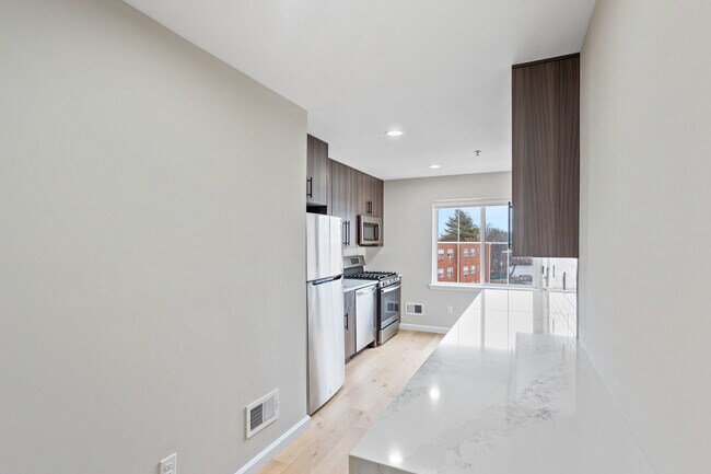 Living Area & Kitchen
