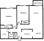 2HAB/1BA