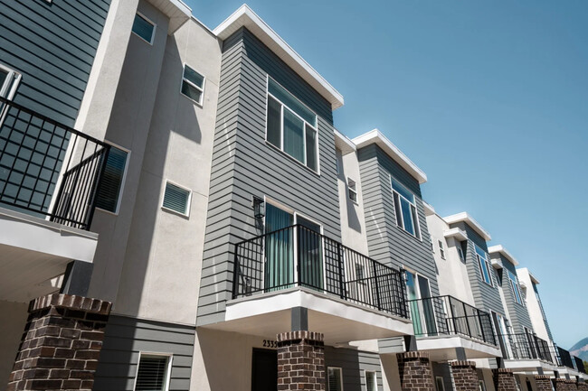 Beautiful, Modern Exterior with Balcony - 2363 W James Way Townhome