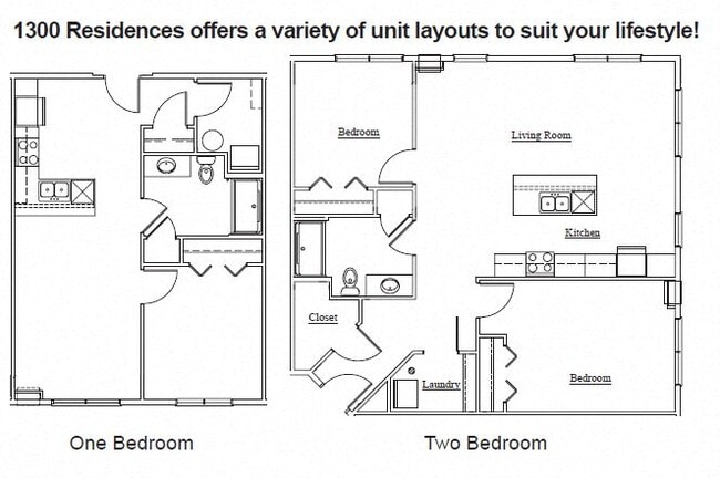 Floor Plan - 1300 Main Residences