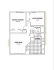 2BR/1BA