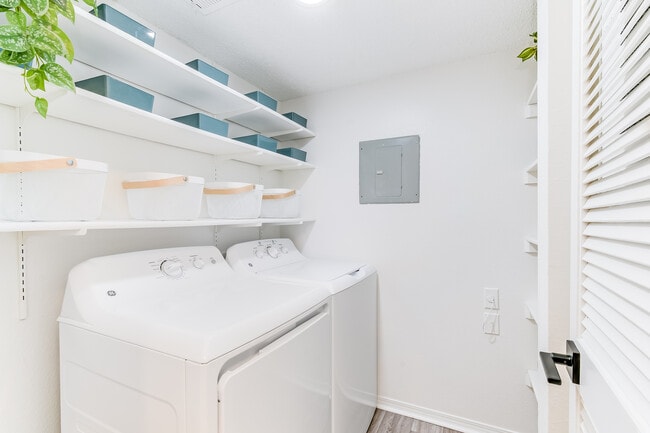 Walk-In Pantry with Full-Sized Washer and Dryer - Diamond Interior