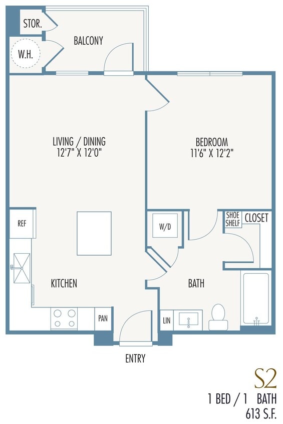 Tribute at the Rim Floor Plan S2 - S2