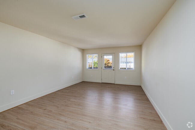 Two Bedroom Garden - 816SF - Living Room - Christopher Crossing