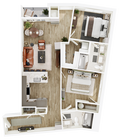 B10 floor plan The Seventeen Hundred on East