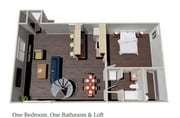 One Bedroom with Loft