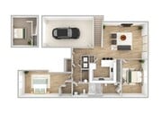 2 Bedroom | 2 Bath | 1370 SF