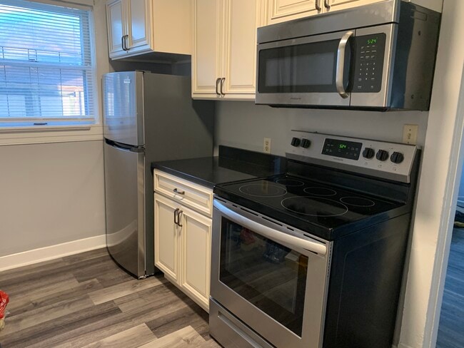 New stainless steel appliances