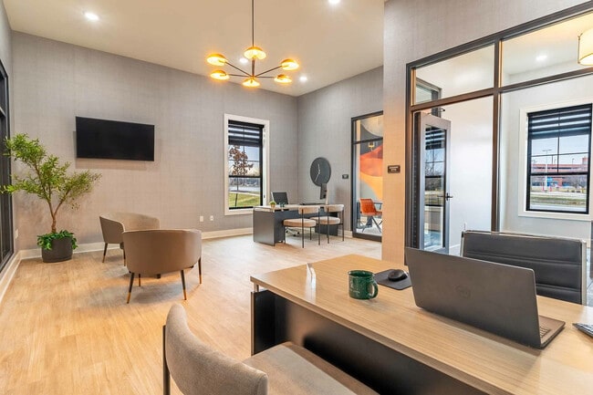 Experience a refined work environment designed for productivity and comfort.