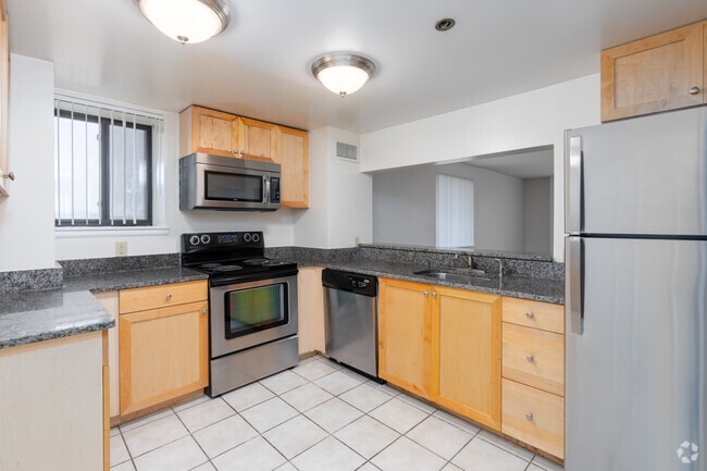 2BR, 2BA - 1,150SF - Kitchen - Arrive Malden