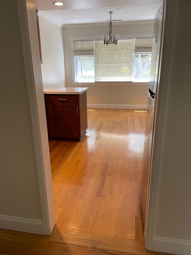 Kitchen with eating area near window - 2335 Sharon Rd Unit 1 st Floor with Patio