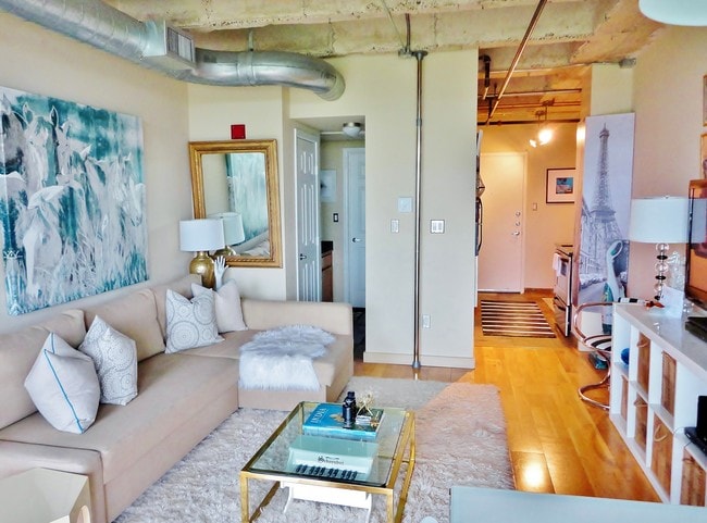 Monoambiente con sala de estar amueblada - 230 West Alabama Apartments