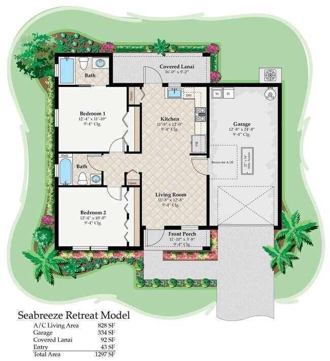 Photo - New Home 2 bedroom, 2 bath, 1 Car garage