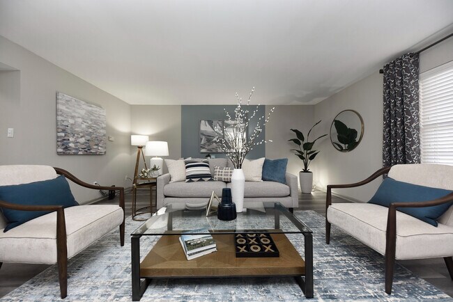 Step into elegance with this beautifully designed living space. - Everly at Meridian Hills