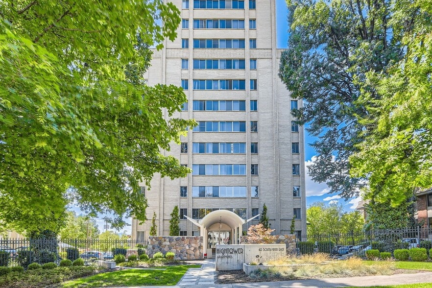 Exterior front of Hightower Apartments
