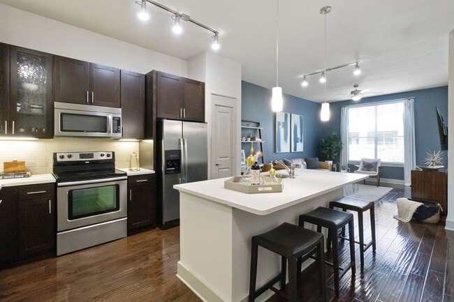 Stainless steel, ENERGY STAR appliances with undermount kitchen sinks
