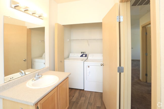 2BR 1BA- Bathroom/Laundry