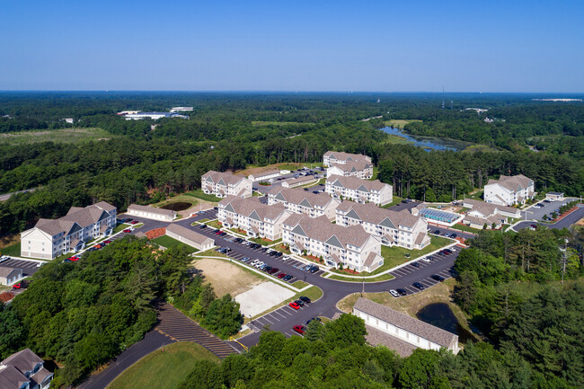 Bird vista aérea de la propiedad - The Woodlands Apartamentos