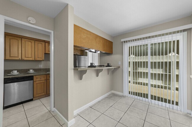Kitchen at Olive Tree Townhomes in Costa Mesa, CA