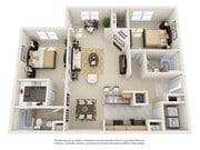 2 Bedroom | 2 Bath | 1173 SF