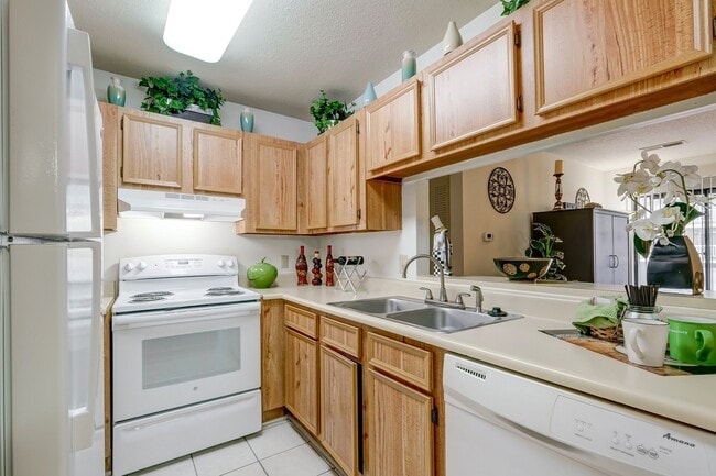 2BR, 2BA - 1,000SF - Kitchen - Verandas on the Green Apartment Homes