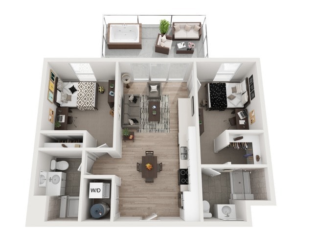 2 Bed 2 Bath - 2 Bed 2 Bath