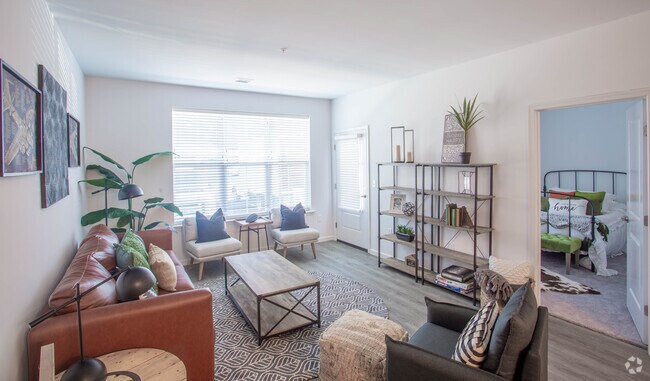 Sala de estar - Creek Corner Apartments