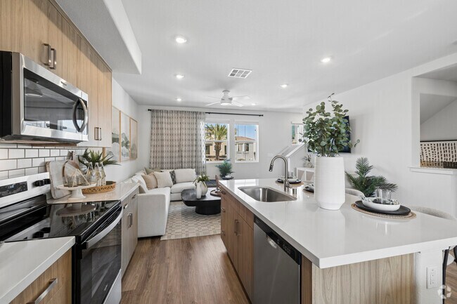 Plan 2A - 3BR, 2.5BA - 1,388SF - Kitchen