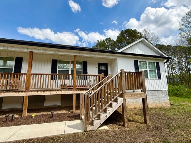 Stair access to Unit B entrance - 111 Buster Ln