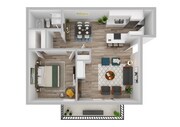 1 Bedroom | 1 Bath | 680 SF