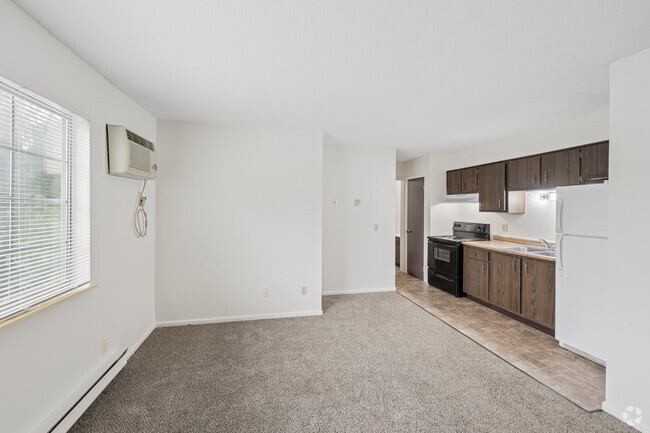 1BR, 1BA - 448SF - Living Room