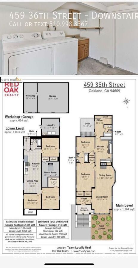 Photo - 459 36th St Unidad Downstairs