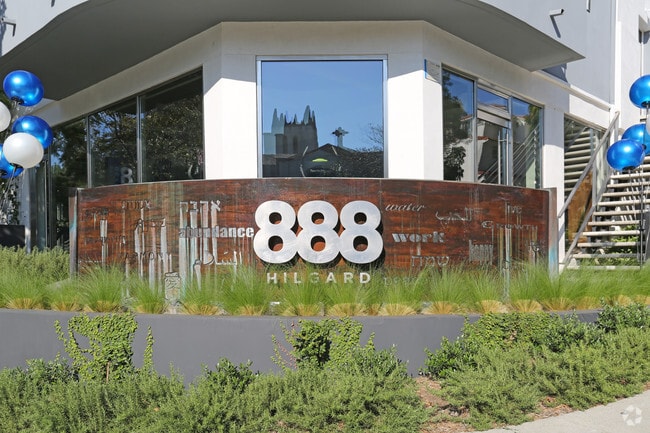 Building Sign - 888 Hilgard  Furnished and Unfurnished