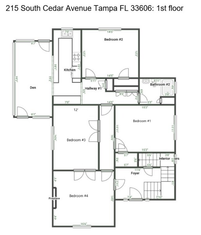 Photo - 215 S Cedar Ave Apartamento Unidad AB