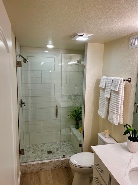 Shower with custom tile and floor pan - 28011 E Otero Pl Unit Basement Apartment