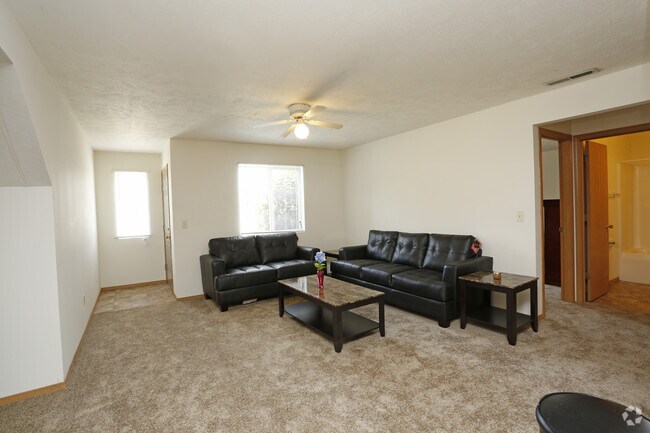 1BR, 1BA - Lower Level Unit - Living Room - Vernon Stables by SAMI