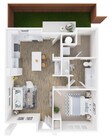 CA1 floor plan Ascend Brunswick Village