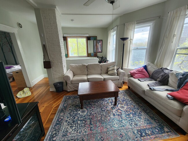 Living Room - 410 Norfolk St Apartments Unit 3