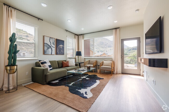 2BR, 2.5BA - 1,291SF - Living Room