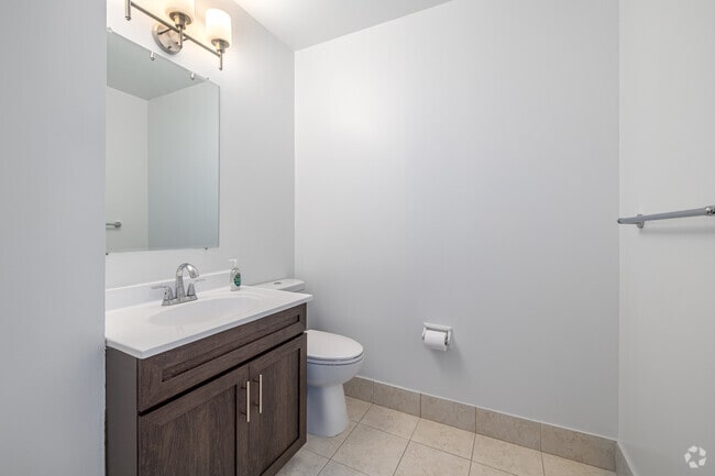 2BR, 2.5BA - 1,555SF - Half Bathroom