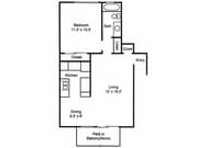 1BR/1BA