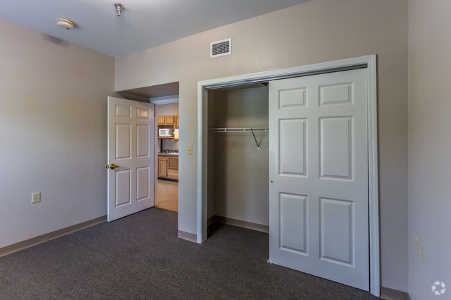 1 BR, 1 BA - 489 SF - Bedroom - Whispering Knoll Independent Senior Living