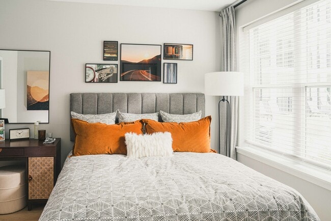Unwind in style in Modera Germantown’s tranquil bedrooms.