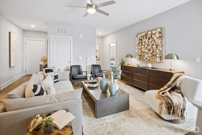 The Sinatra - 2BR, 2BA - 1,210SF - Living Room - RISE Doro