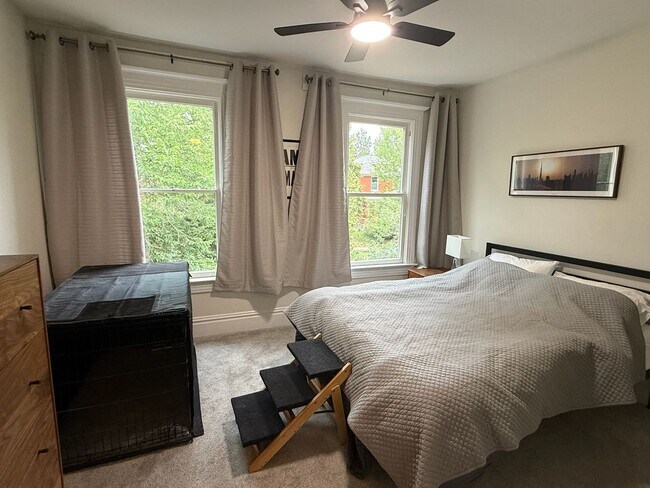 Photo - Remodeled 2 Bed / 2 Bath ½ Townhome | Private Rooftop Patio + Detached Garage |  Available Early ...