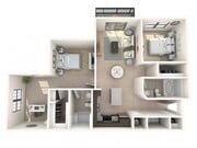 2 Bed 2 Bath and Den