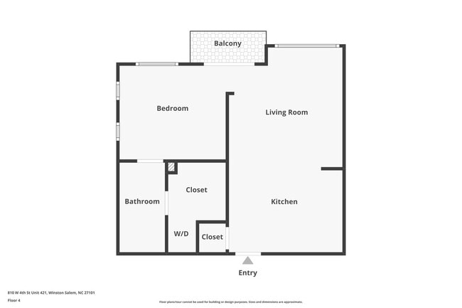 Photo - 810-421 W. 4th St-1BR/1BA 4th & Broad Condo! Unit 421