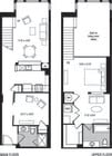 1NL-1NR+L floor plan The Clarendon